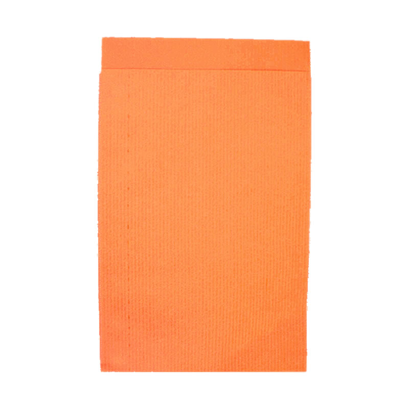 Kraftzakjes oranje dubbelzijdig 17 x 25 cm (200 stuks)