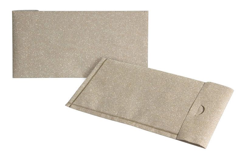 Envelop sublime glitter goud 11,5 x 23 cm (10 stuks)