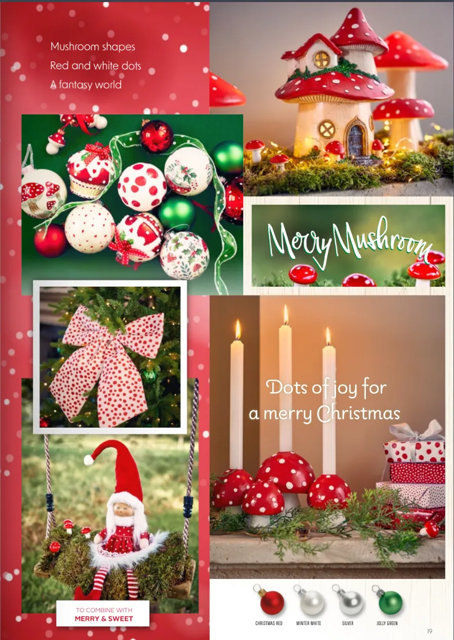Kersttrend 2026: Merry Mushroom