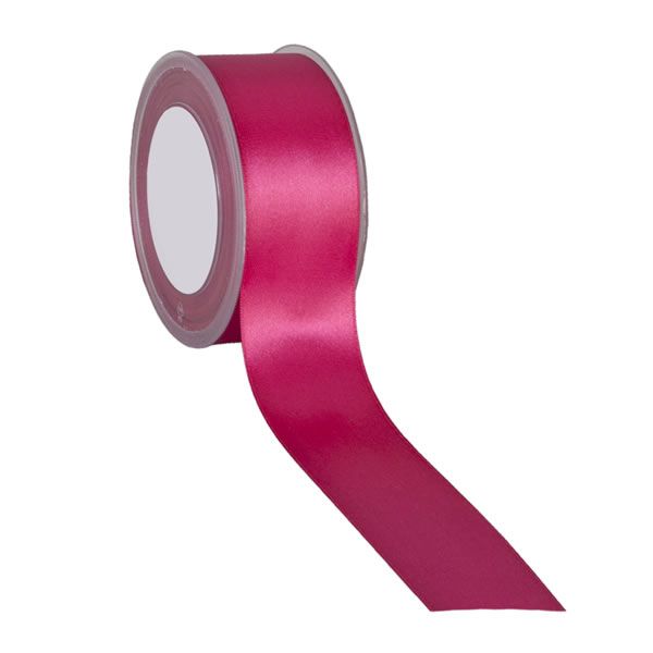 Satijnlint 38 mm magenta (25 meter)