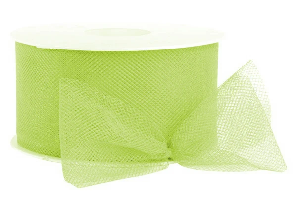 Tule lint limegroen 50 mm (50 meter)