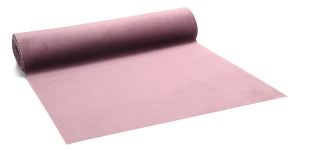 Tafelloper velvet roze 28 cm (2,5 meter)