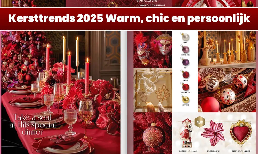 Kersttrends 2025 - Warm, chic en persoonlijk Kersttrends 2025 - Warm, chic en persoonlijk