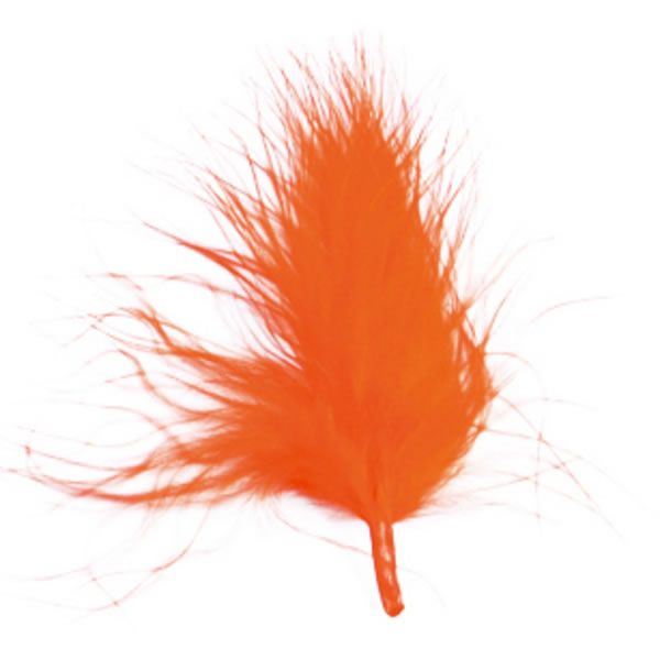 Decoratieveren oranje 7 cm (20 stuks)