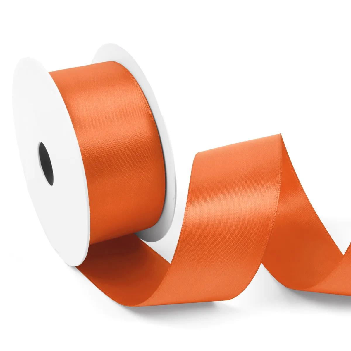 Satijnlint 38 mm oranje (25 meter)