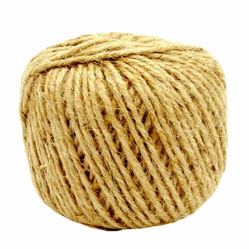 Jute touw op bol 3,7 mm (ca. 80 meter)