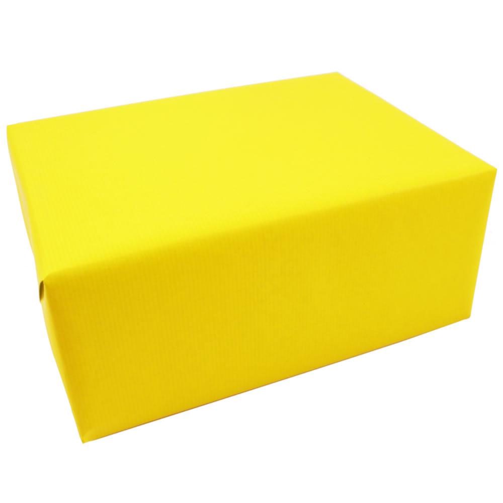 Kraftpapier geel dubbelzijdig 50 cm (125 meter)
