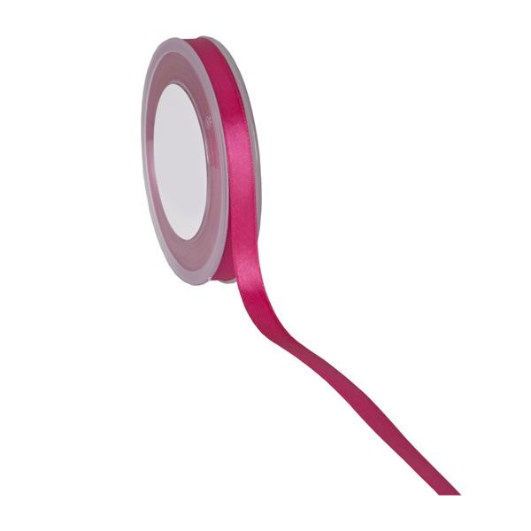 Satijnlint 10 mm magenta (25 meter)