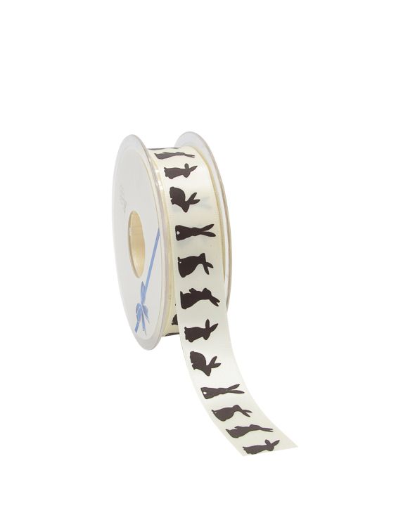 Cadeaulint haasjes creme 23 mm (25 meter)