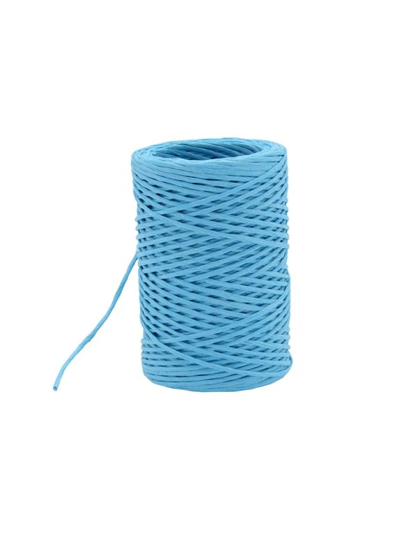 Paper cord wired turquoise 2 mm (50 meter)