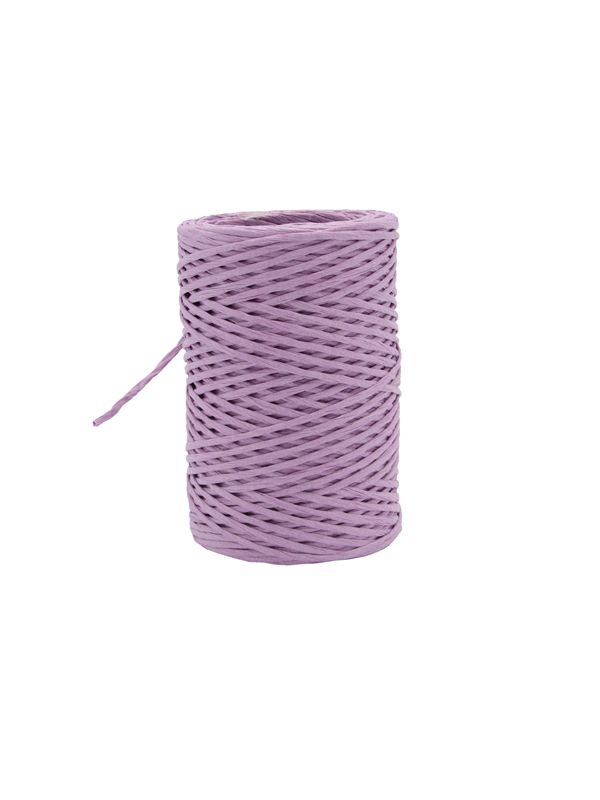 Paper cord wired lila 2 mm (50 meter)