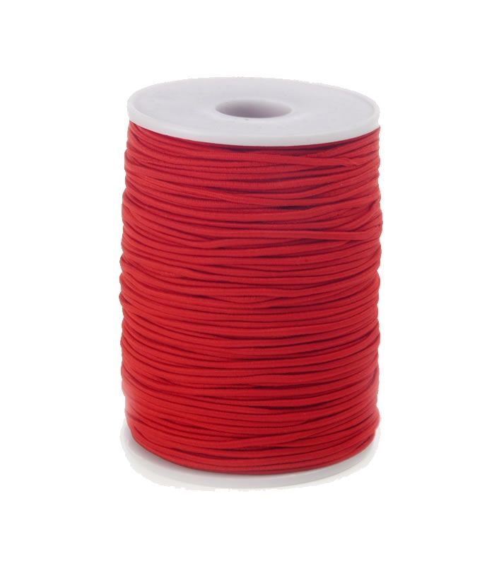 Elastiek koord rood 2 mm (100 meter)