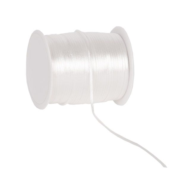 Satijnkoord creme 2 mm (100 meter)