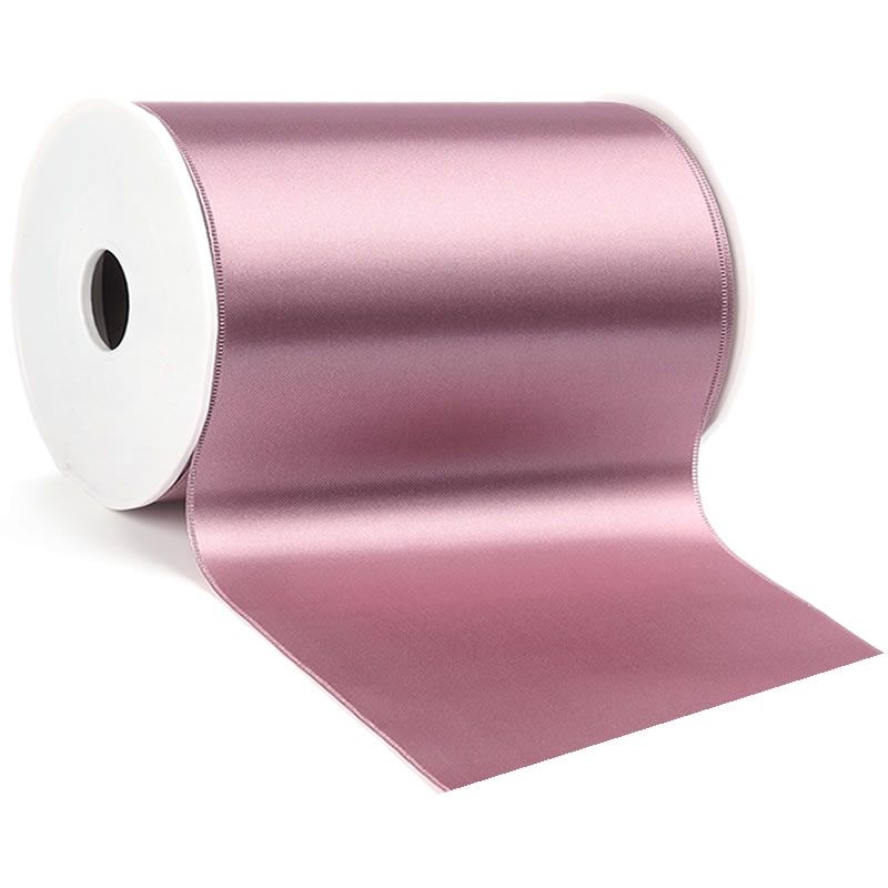 Satijnlint 150 mm oud roze (25 meter)