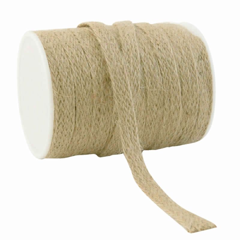 Jute lint beige 10 mm (20 meter)