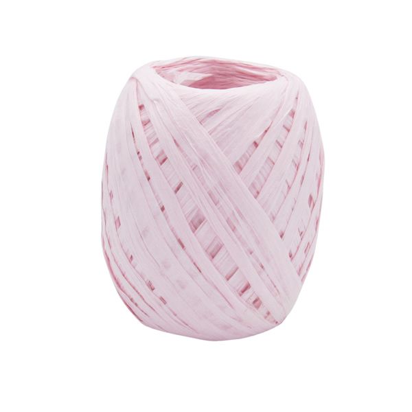 Raffia lint roze 5 mm (50 meter)