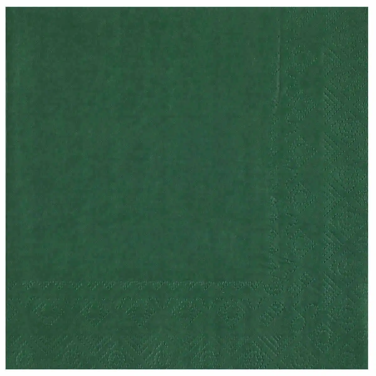 Servetten donkergroen 16,5 x 16,5 cm (25 stuks)