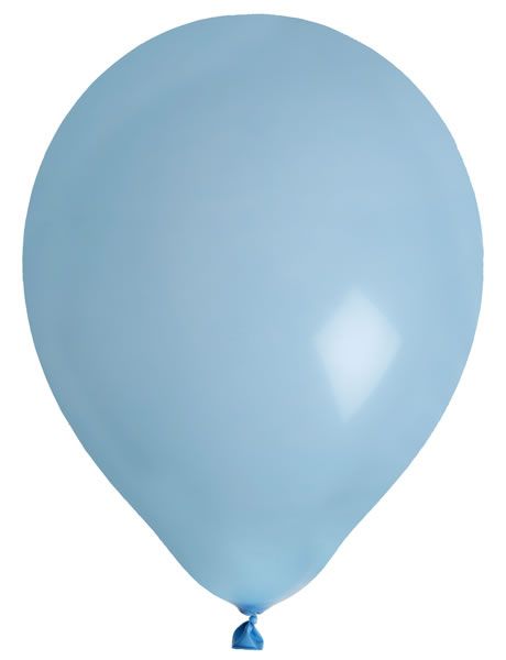 Ballonnen lichtblauw 23 cm (8 stuks)