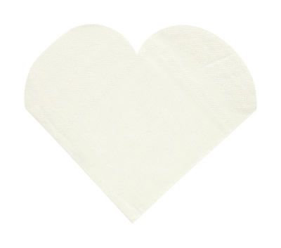 Servetten hart wit (10 stuks)
