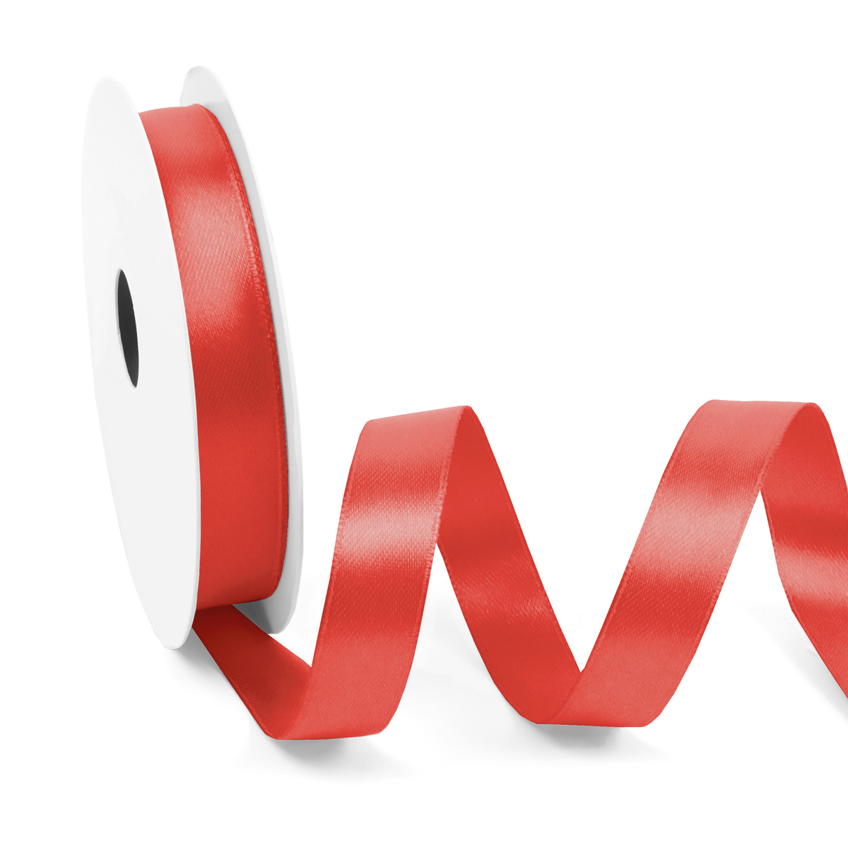 Satijnlint 15 mm rood (25 meter)