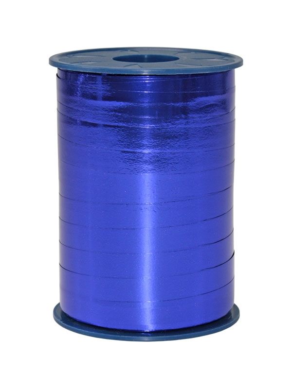 Krullint metallic royal blauw 10 mm (250 meter)