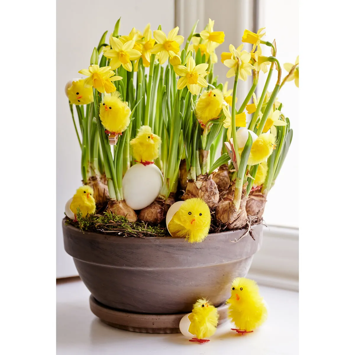 Kuikentje chenille 5 cm (10 stuks)