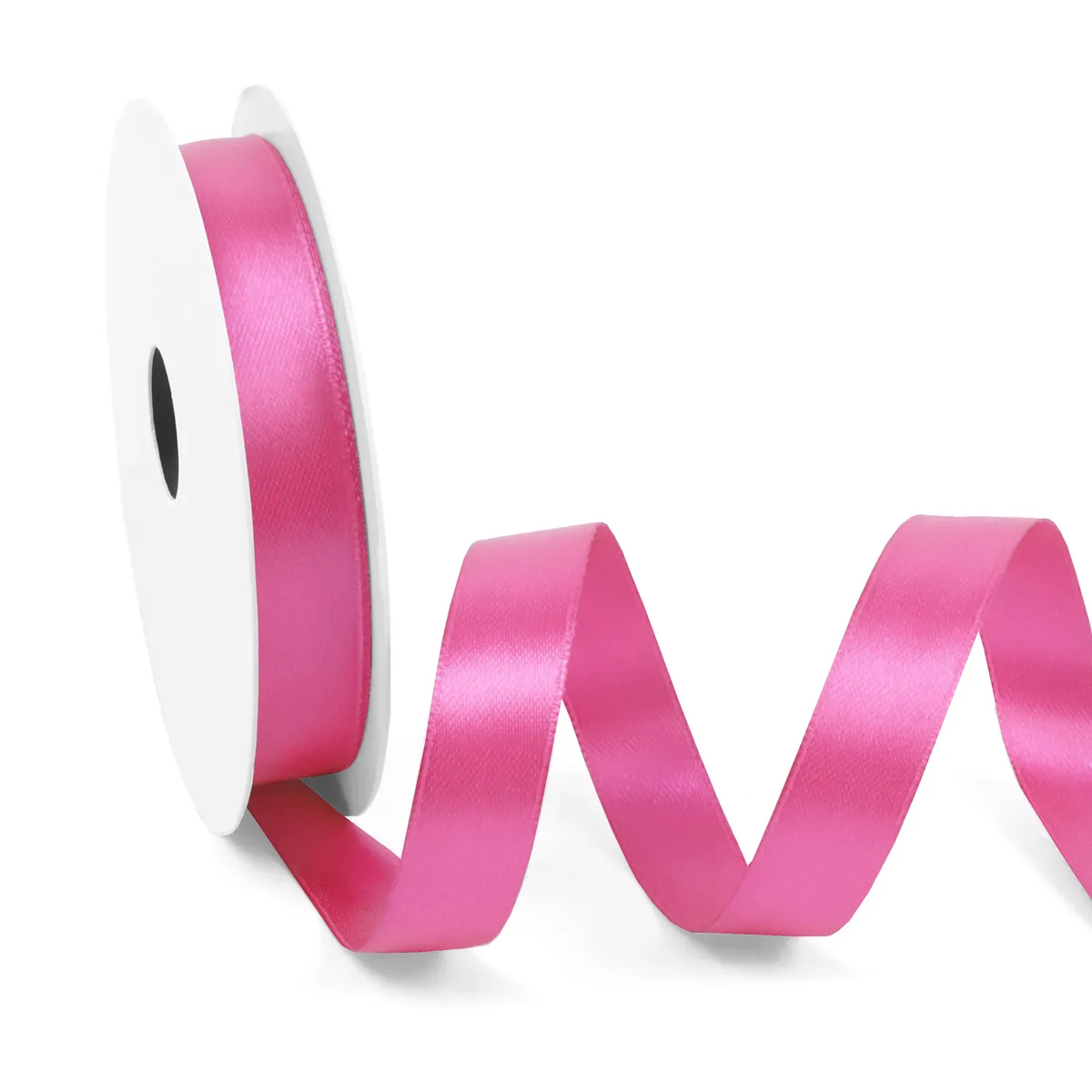 Satijnlint 15 mm pink (25 meter)
