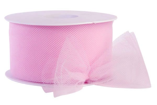 Tule lint roze 50 mm (50 meter)