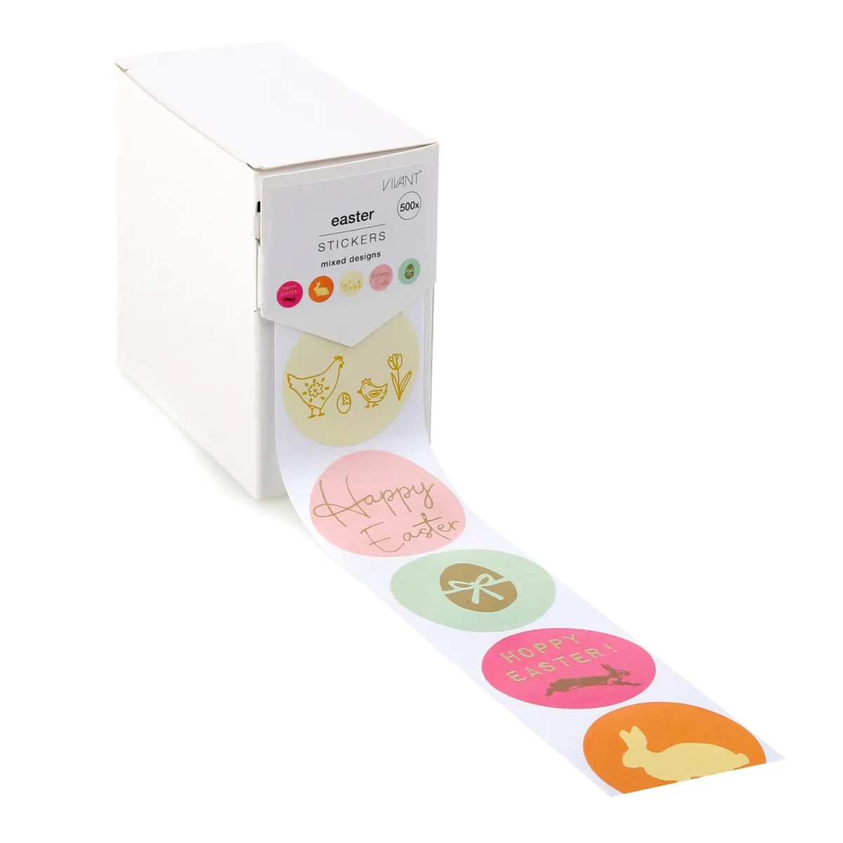 Wensetiketten Easter 40 mm (500 stuks) Wensetiketten Easter 40 mm (500 stuks)