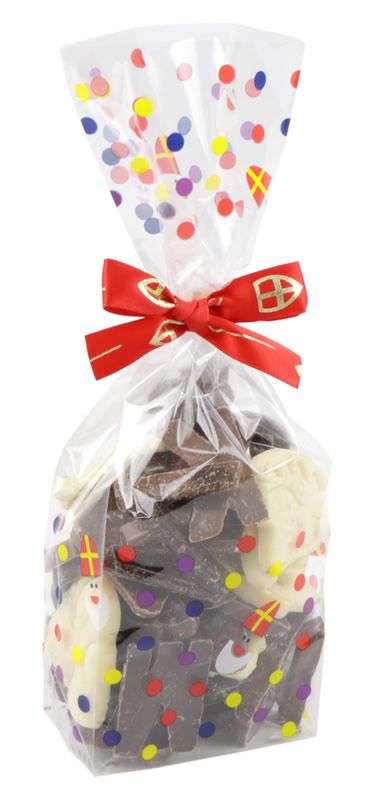 Cellofaan zakjes Sinterklaas 100 x 60 x 280 mm (100 stuks)
