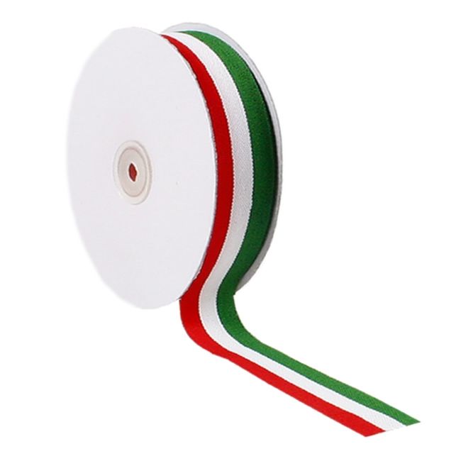 Cadeaulint vlag Italië 25 mm (50 meter)