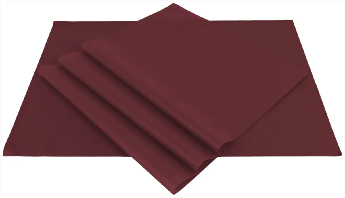 Vloeipapier bordeaux 25 x 37 cm (480 vellen)