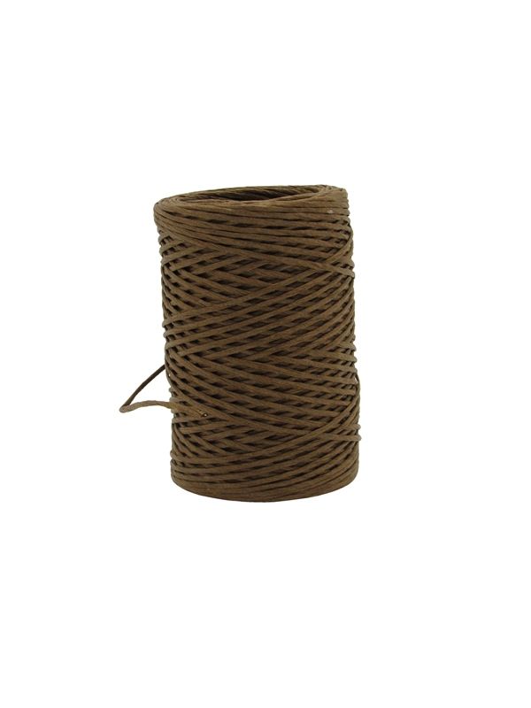 Paper cord wired bruin 2 mm (50 meter)