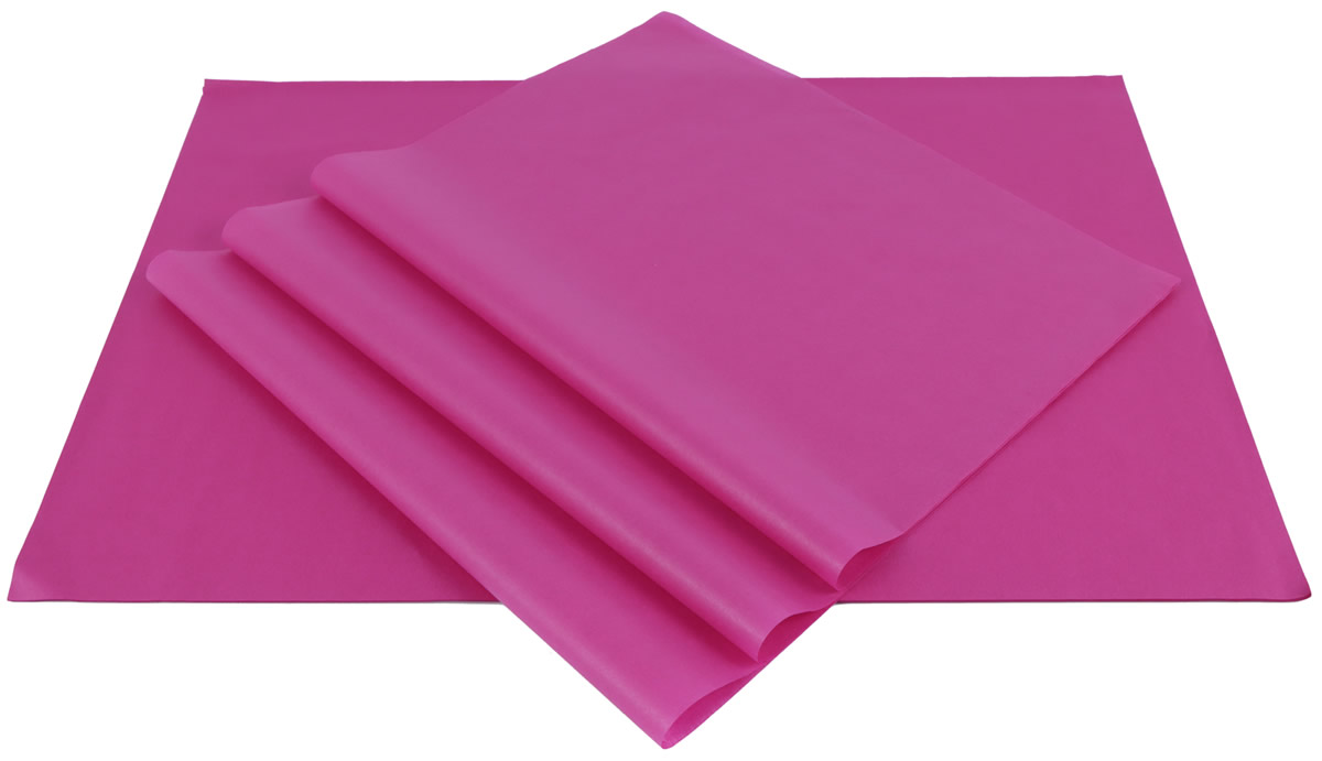 Vloeipapier fuchsia 25 x 35 cm (480 vellen)