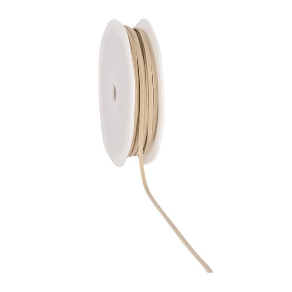 Suede koord 3 mm creme (25 meter)