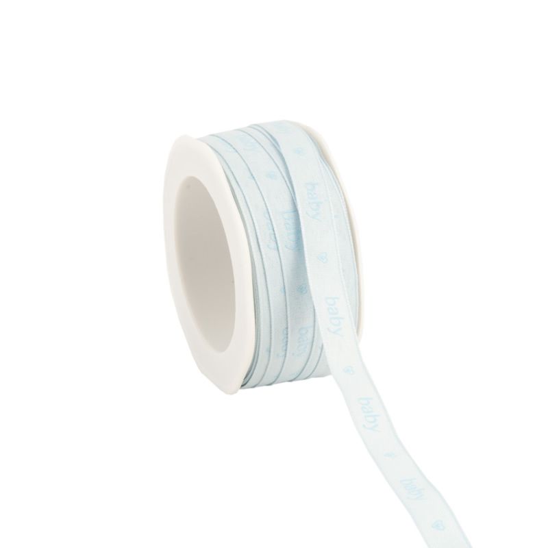 Cadeaulint  Sweet Baby  lichtblauw 12 mm (20 meter)