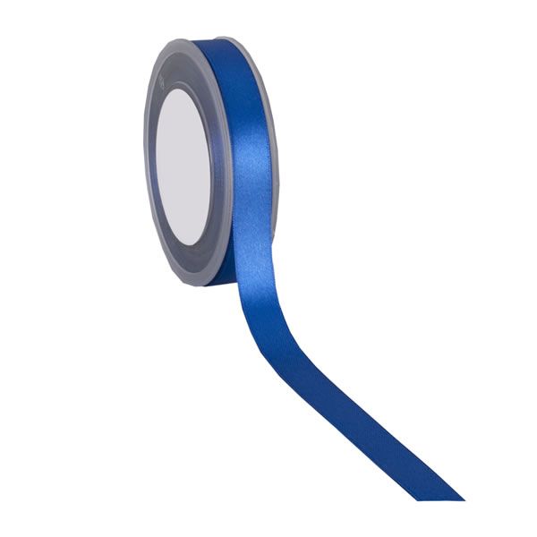 Satijnlint 15 mm royal blauw (25 meter)