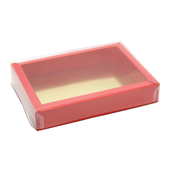 Geschenkdoos chocoladeletter rood 175 x 120 x 33 mm (10 stuks)