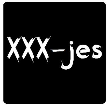 Wensetiket schoolbord XXX-jes (500 stuks)