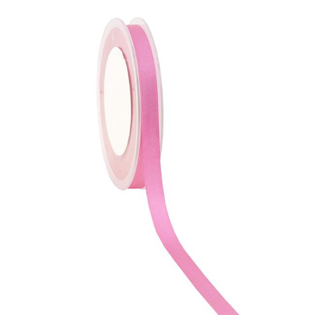 Satijnlint 10 mm pink (25 meter)