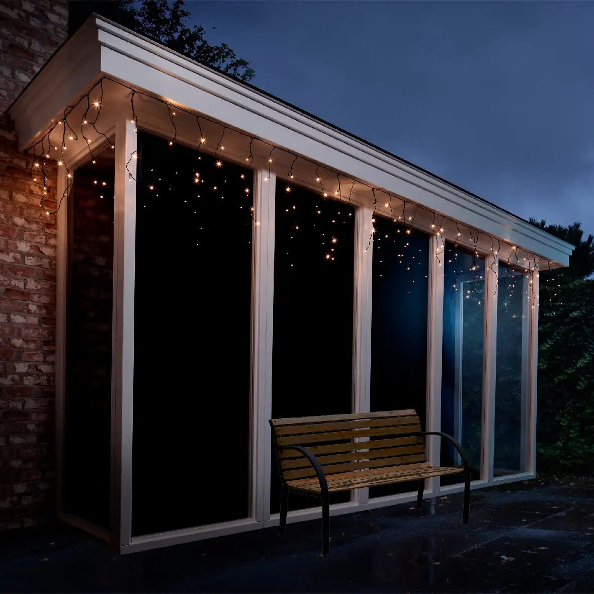 IJspegelverlichting warm wit 259 LED (11 meter)
