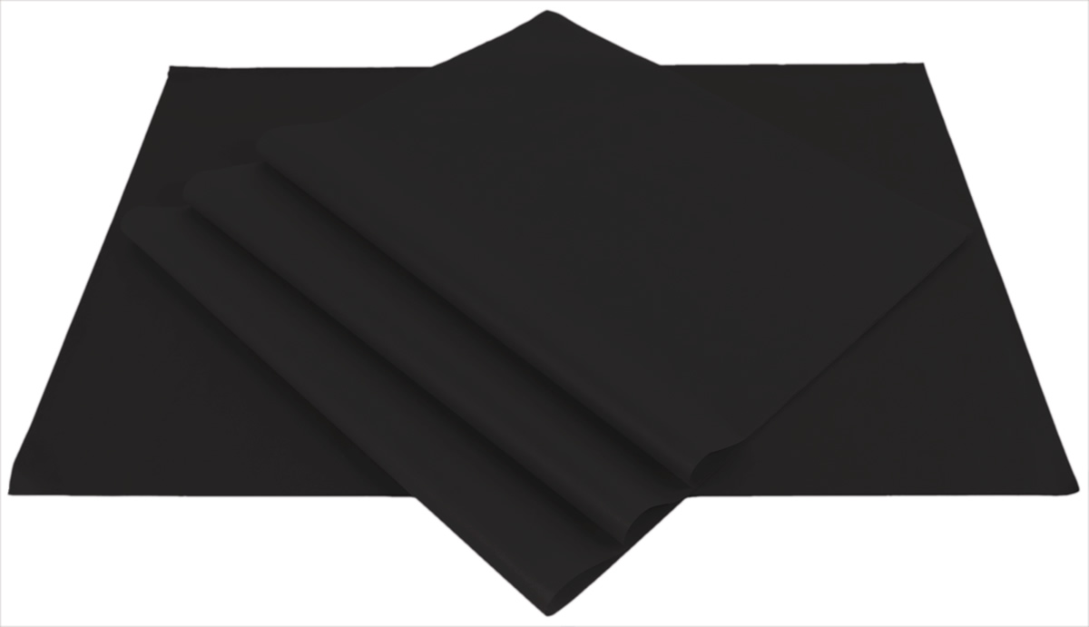 Vloeipapier zwart 50 x 70 cm (480 vellen)