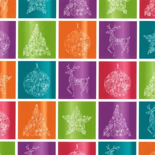 Inpakpapier Kerst dessin 90130 50 cm (200 meter)
