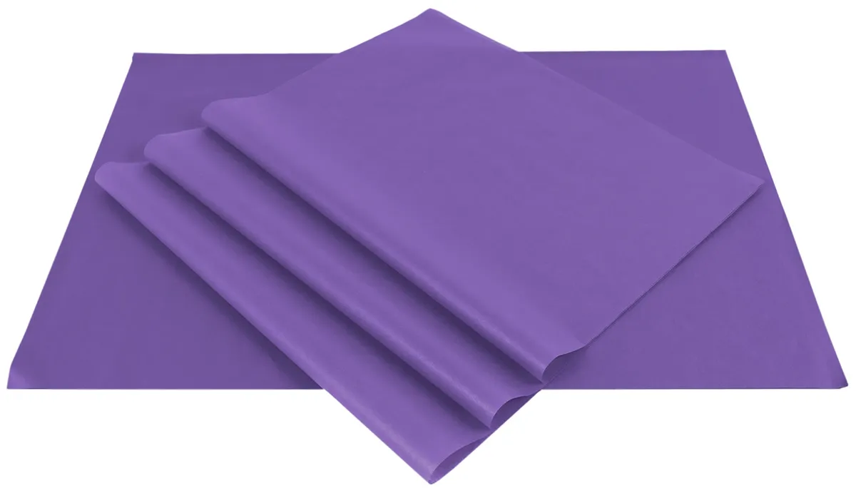 Vloeipapier paars 37 x 50 cm (480 vellen)