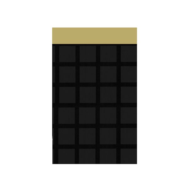 Papieren zakjes blokken zwart 17 x 25 cm (200 stuks)
