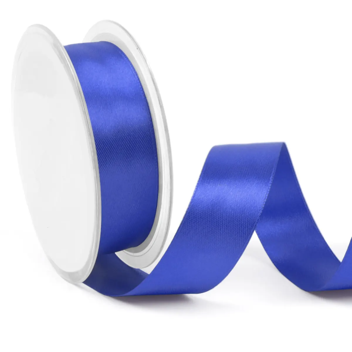 Satijnlint royal blauw 25 mm (25 meter)