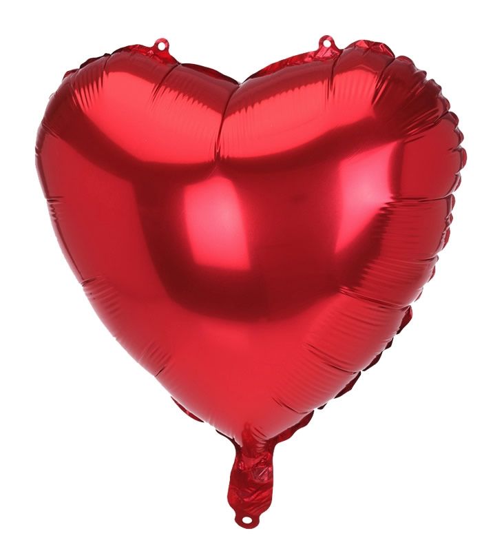 Folie ballon hart rood (46 cm)
