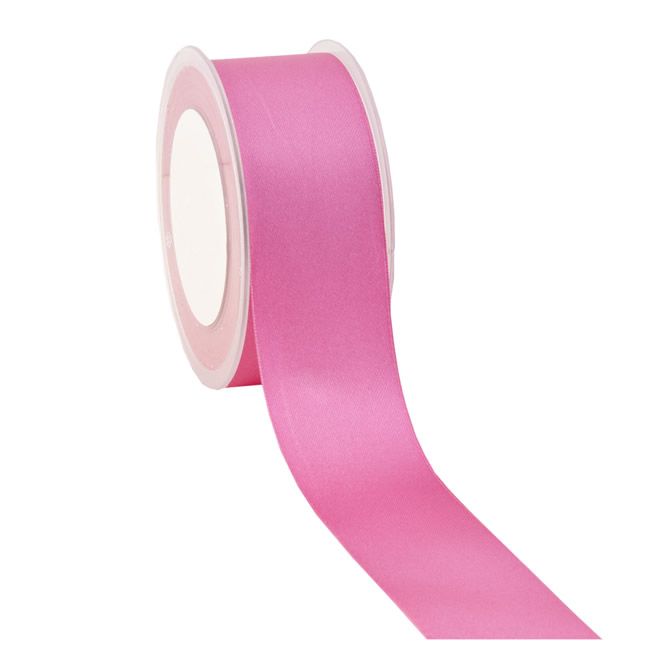 Satijnlint 38 mm pink (25 meter)
