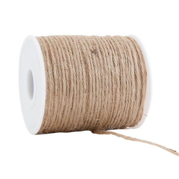 Jute touw beige 2 mm (100 meter)