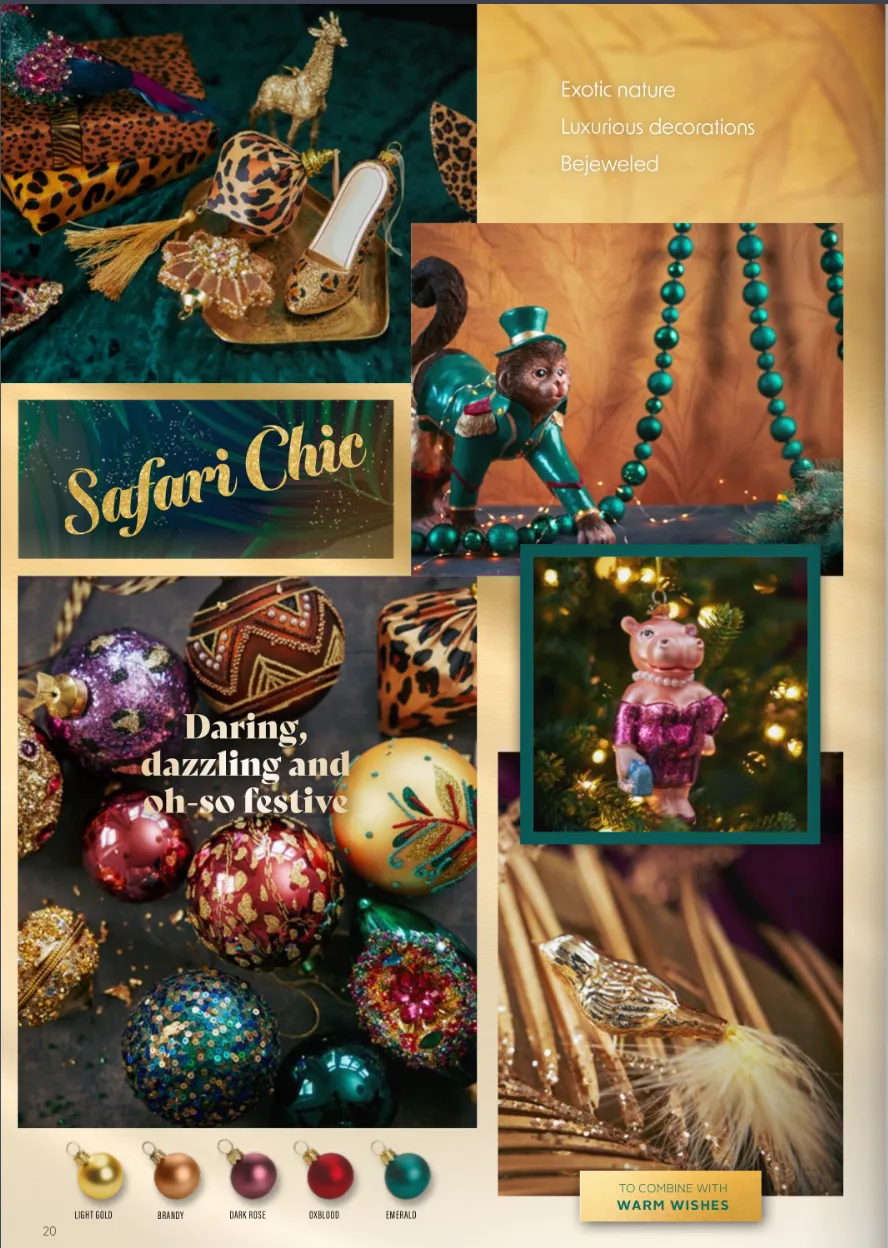 Kersttrend 2026: Safari Chic